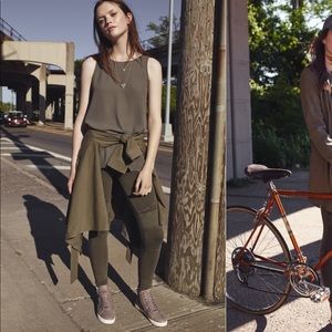 BP moto leggings green M